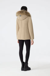 MACKAGE Adali-F Down Coat with Natural Fur Signature Mackage Collar at Gravity NYC
